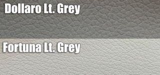 Цвет экокожи Fortuna LT. Grey для медицинского дивана-банкетки со спинкой для ожидания Д05-1, одноместного, мягкого